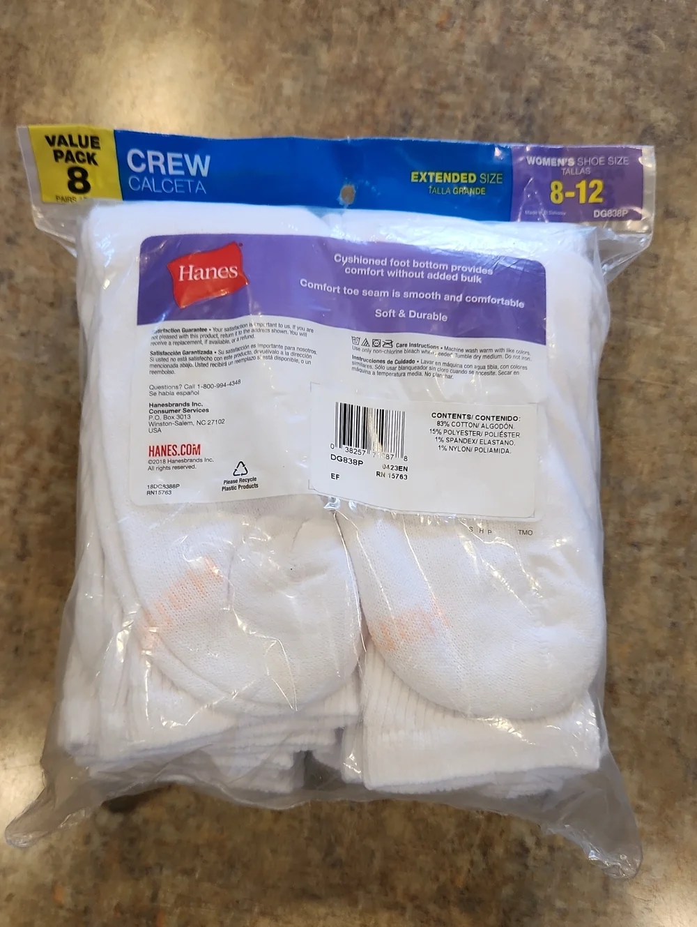 Hanes women crew
